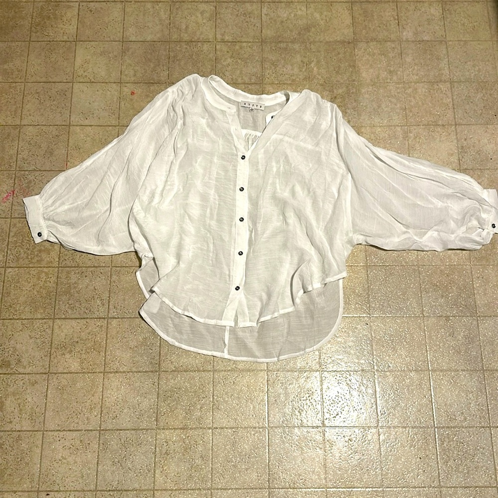 Breezy, see-through feminine blouse
